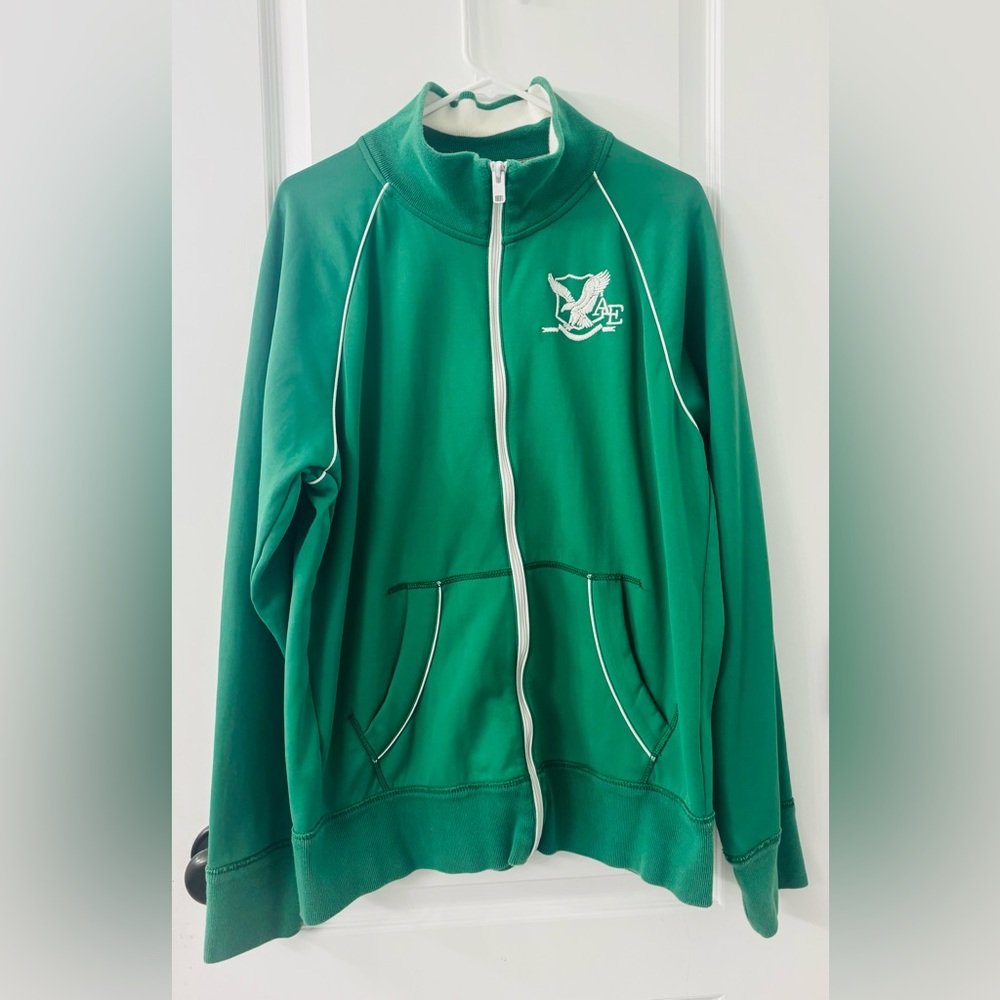 Y2K American Eagle Outfitters Emerald Green Jacket